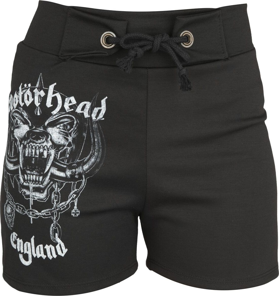 Motörhead Logo England Dámské šortky černá - RockTime.cz