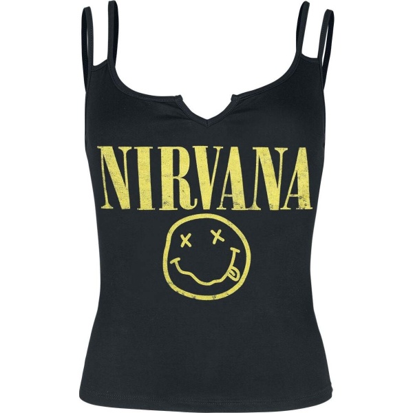 Nirvana Logo Venus Dámský top černá - RockTime.cz