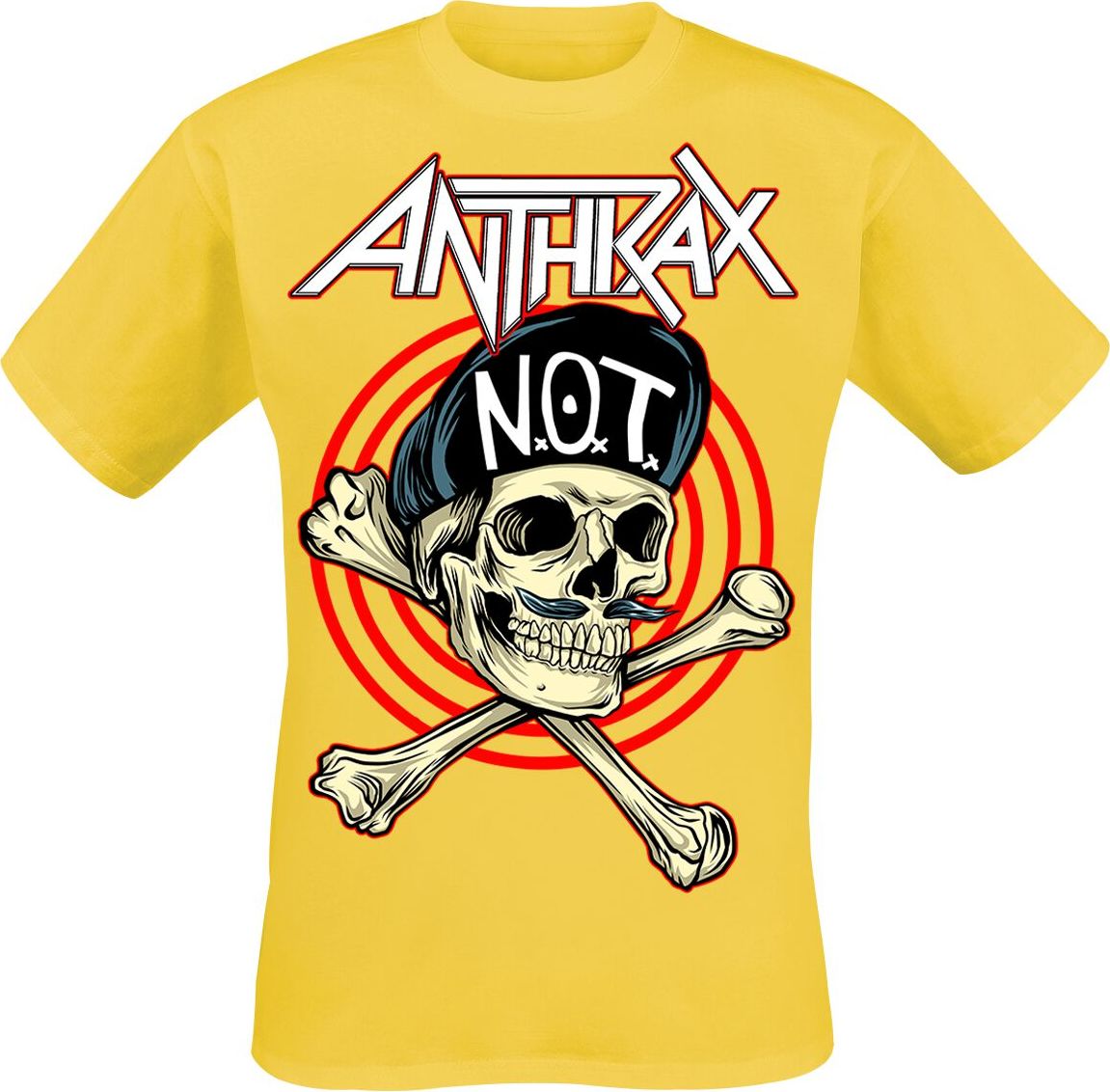 Anthrax Not Man Tričko žlutá - RockTime.cz