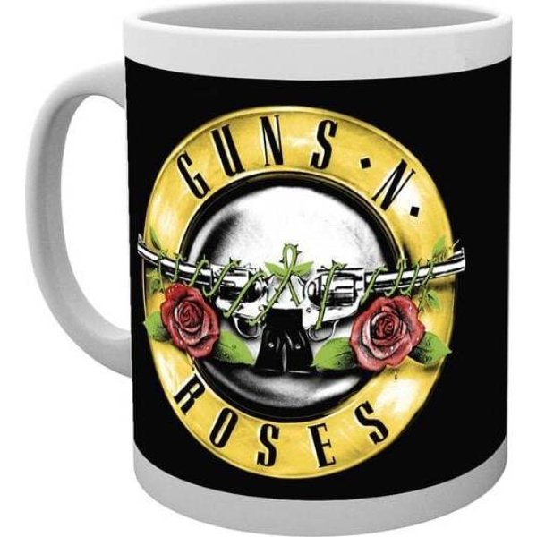 Guns N' Roses Bullet Logo Hrnek bílá - RockTime.cz