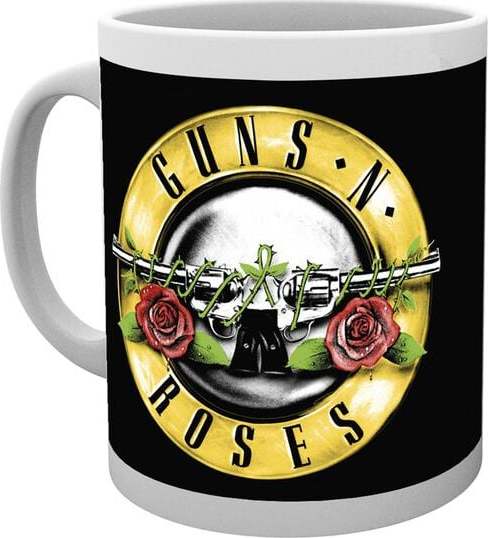 Guns N' Roses Bullet Logo Hrnek bílá - RockTime.cz