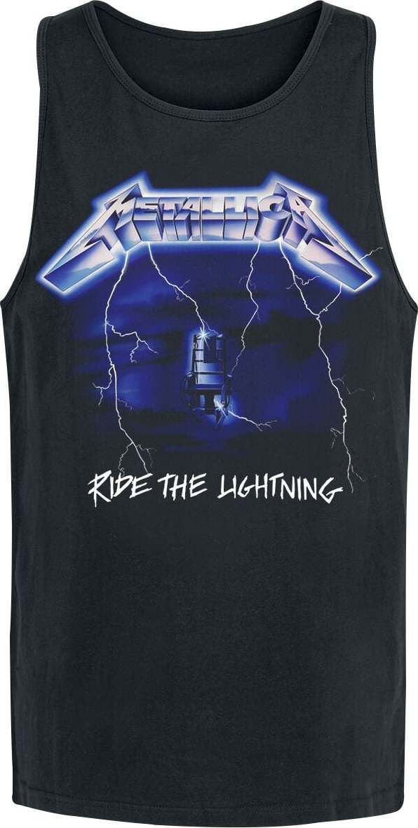 Metallica Ride The Lightning Tank top černá - RockTime.cz