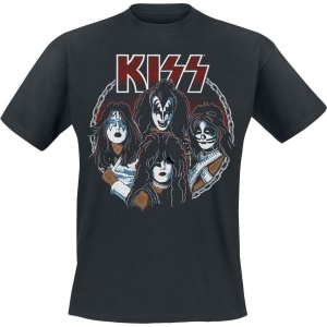 Kiss Chained Tričko černá - RockTime.cz