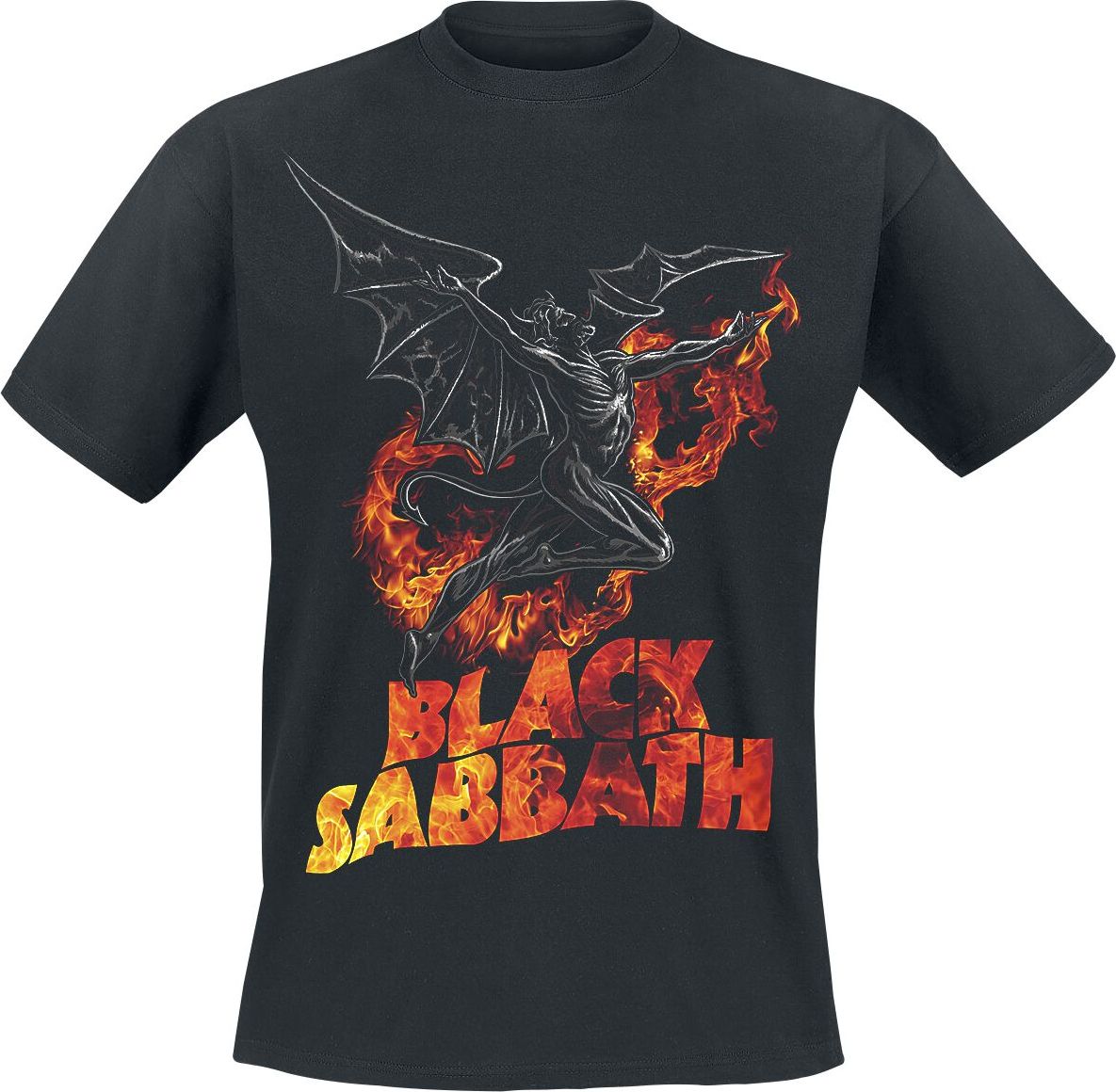 Black Sabbath Burning Demon Tričko černá - RockTime.cz