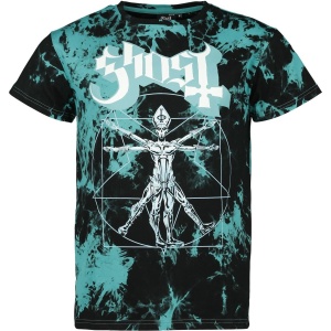 Ghost EMP Signature Collection Tričko cerná/tyrkysová - RockTime.cz