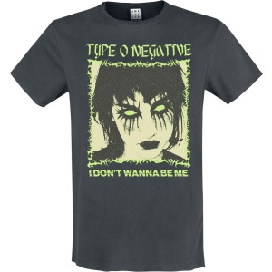 Type O Negative Amplified Collection - I Don't Wanna Be Me Tričko charcoal - RockTime.cz