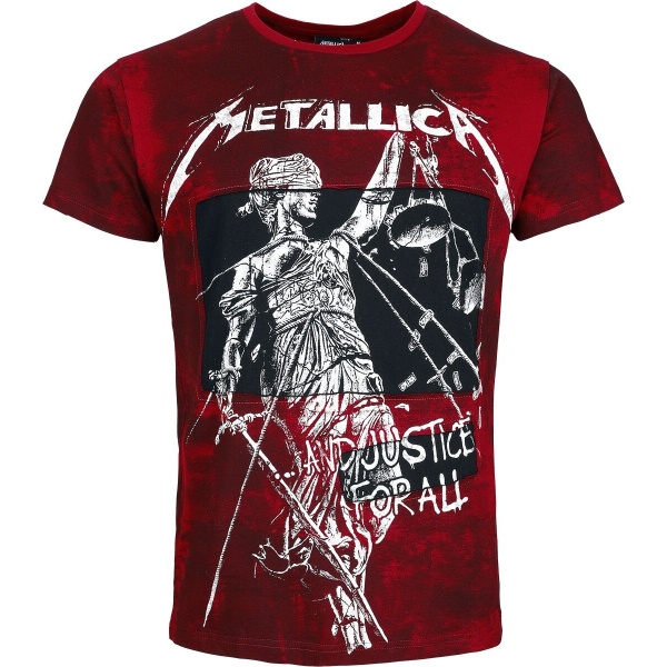 Metallica EMP Signature Collection Tričko tmavě červená - RockTime.cz