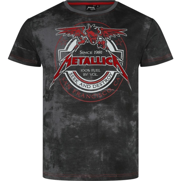 Metallica EMP Signature Collection Tričko šedá/cerná - RockTime.cz