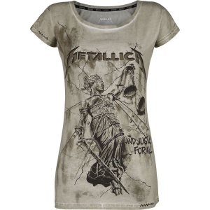 Metallica EMP Signature Collection Dámské tričko khaki - RockTime.cz