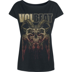 Volbeat Bleeding Crown Skull Dámské tričko černá - RockTime.cz