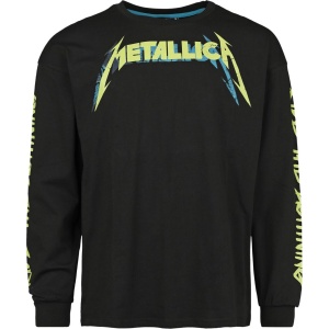 Metallica EMP Signature Collection - Oversize Tričko s dlouhým rukávem černá - RockTime.cz