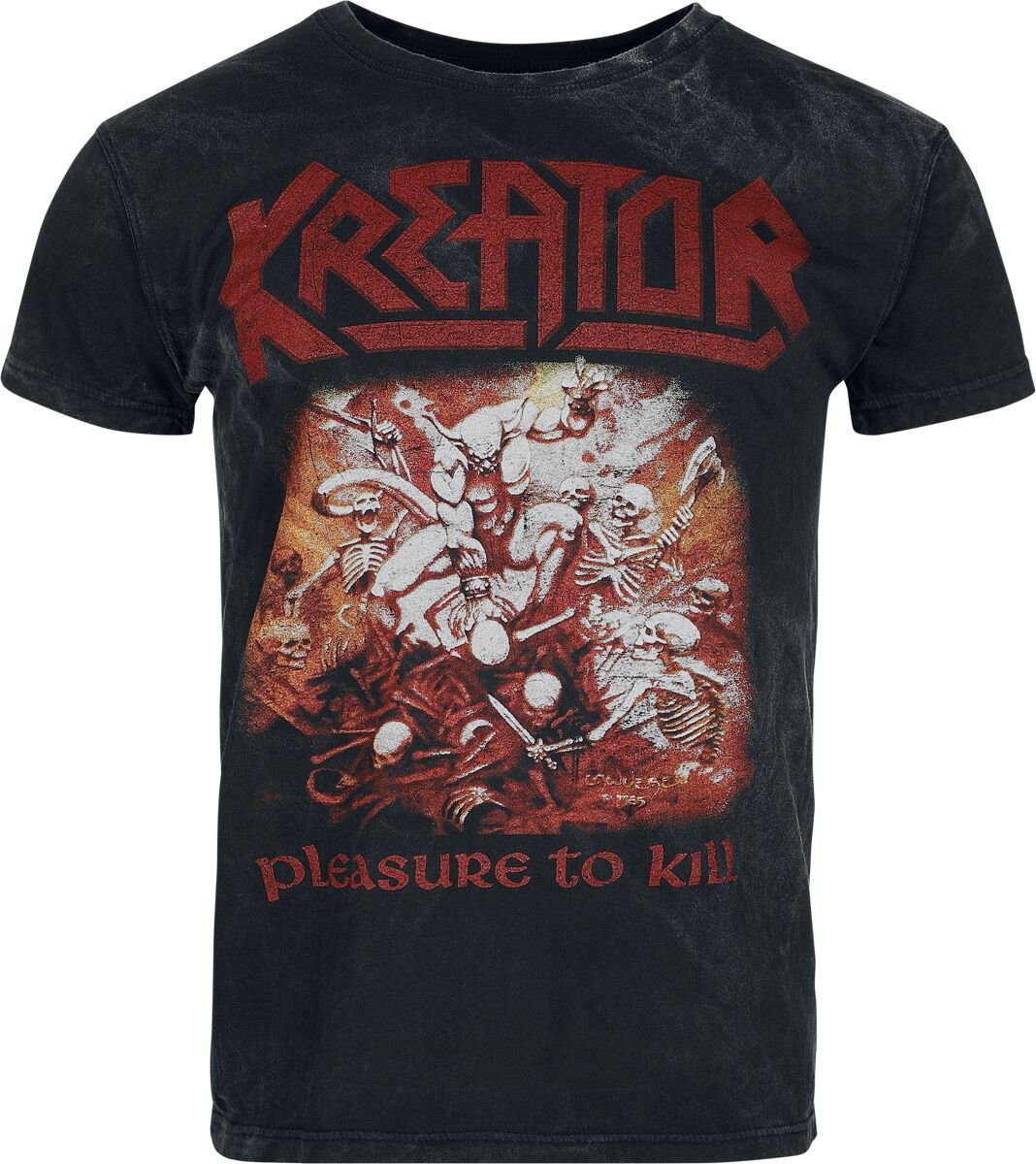 Kreator Pleasure To Kill Tričko antracitová - RockTime.cz