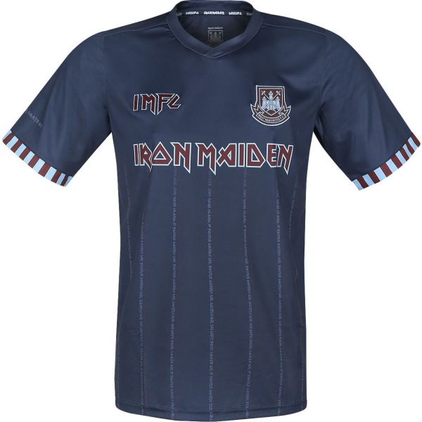 Iron Maiden IMFC West Ham Jersey Dres pro fanoušky modrá - RockTime.cz