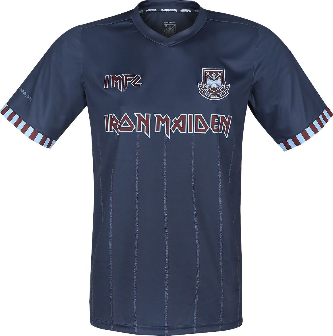 Iron Maiden IMFC West Ham Jersey Dres pro fanoušky modrá - RockTime.cz