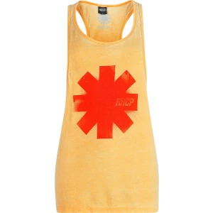 Red Hot Chili Peppers Shaded Logo Dámský top žlutá - RockTime.cz
