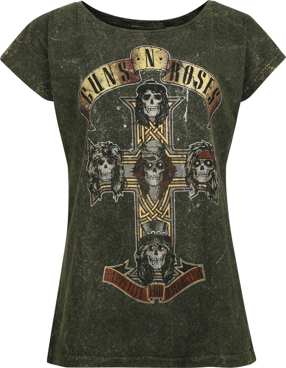 Guns N' Roses Destruction Dámské tričko vícebarevný - RockTime.cz