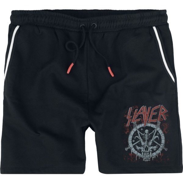 Slayer Circle Teplákové šortky černá - RockTime.cz