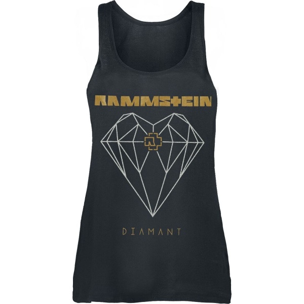 Rammstein Diamant Dámský top černá - RockTime.cz