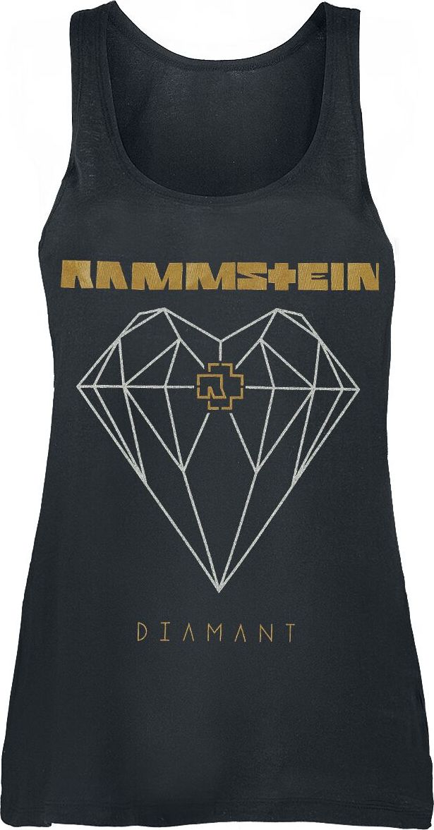 Rammstein Diamant Dámský top černá - RockTime.cz