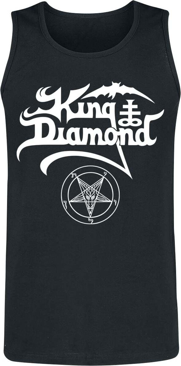 King Diamond Logo Tank top černá - RockTime.cz