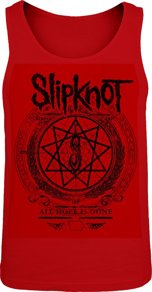 Slipknot Blurry Tank top červená - RockTime.cz