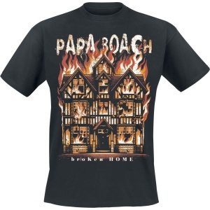 Papa Roach Broken home Tričko černá - RockTime.cz