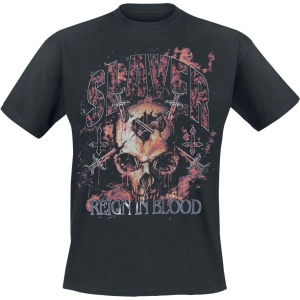 Slayer Reign Sword Skull Tričko černá - RockTime.cz