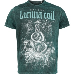 Lacuna Coil Oxygen Tričko petrolejová - RockTime.cz