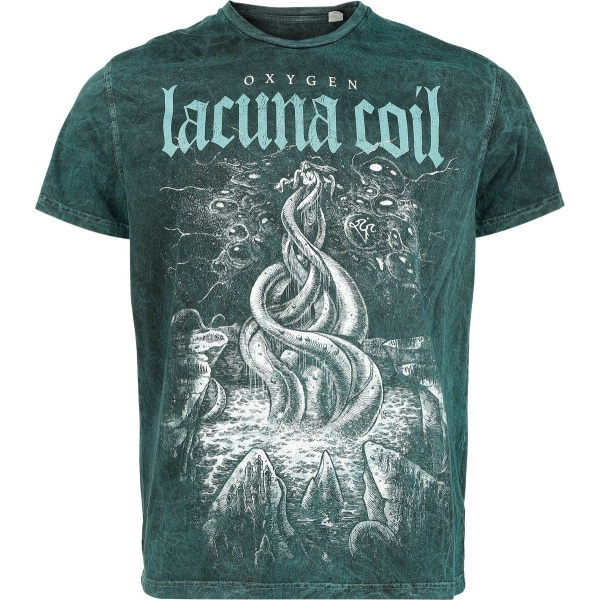 Lacuna Coil Oxygen Tričko petrolejová - RockTime.cz