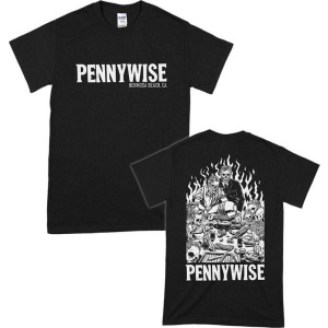 Pennywise Dinner Tričko černá - RockTime.cz