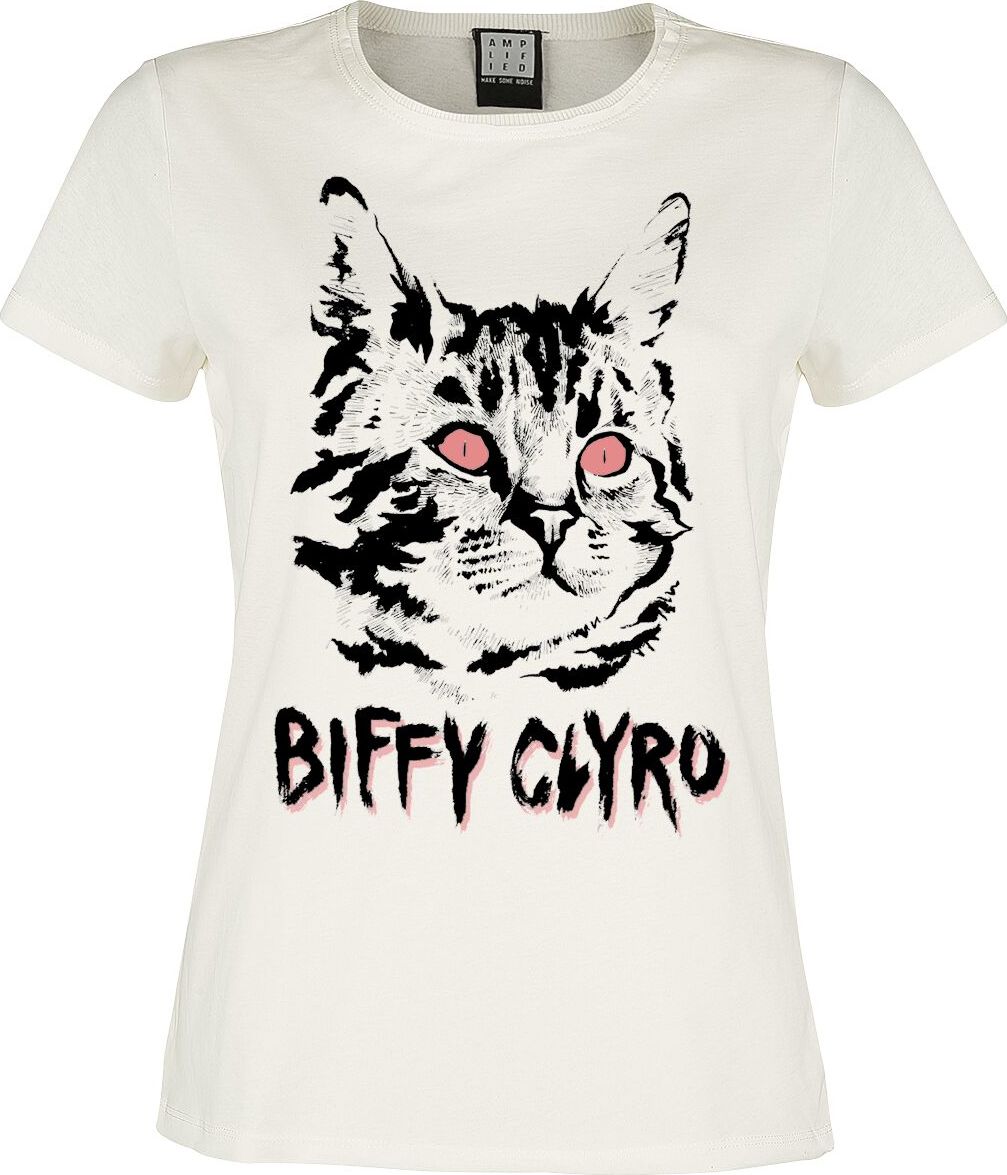 Biffy Clyro Amplified Collection - Black Cat Dámské tričko šedobílá - RockTime.cz