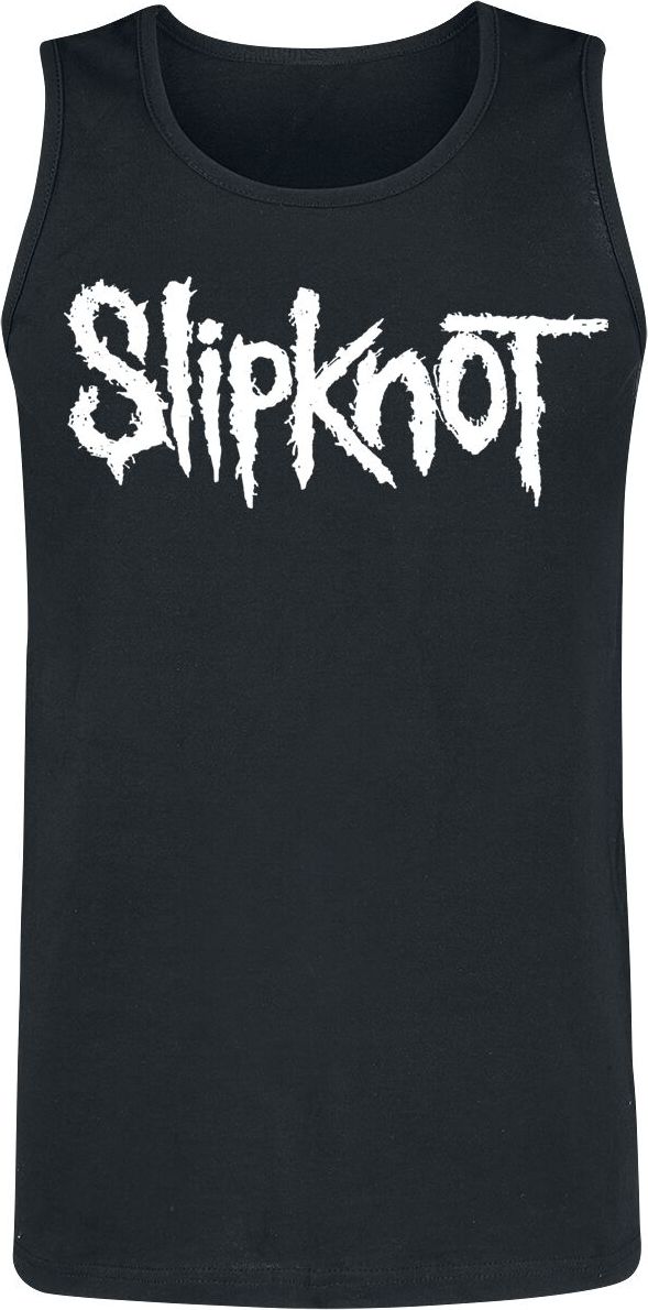 Slipknot White Logo Tank top černá - RockTime.cz