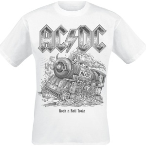 AC/DC RNR Train Tričko bílá - RockTime.cz