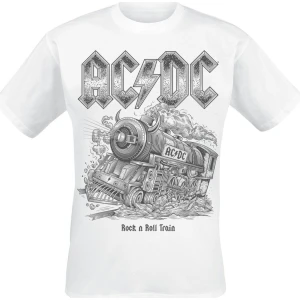 AC/DC RNR Train Tričko bílá - RockTime.cz