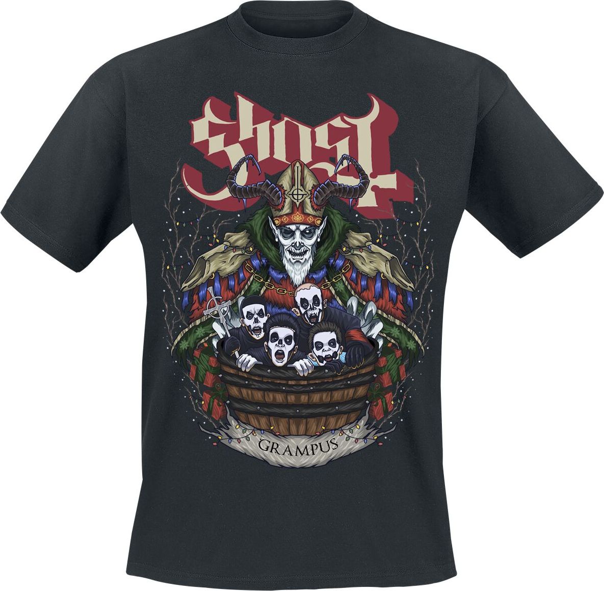 Ghost Grampus Nihil Tričko černá - RockTime.cz