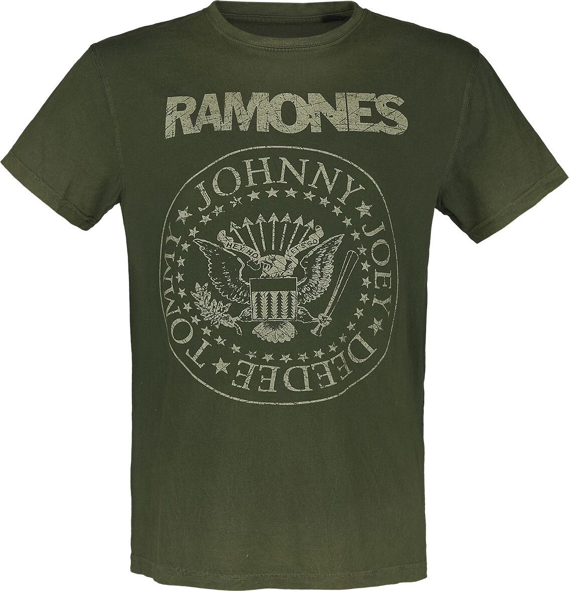 Ramones Crest Tričko zelená - RockTime.cz