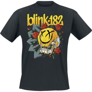 Blink-182 Skull Smile Tričko černá - RockTime.cz