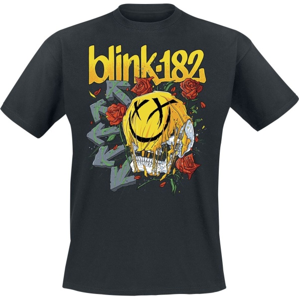 Blink-182 Skull Smile Tričko černá - RockTime.cz