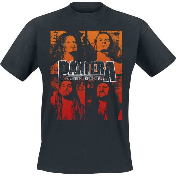 Pantera CFH Flame Photo Tričko černá - RockTime.cz