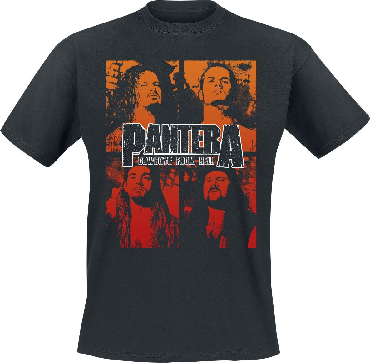 Pantera CFH Flame Photo Tričko černá - RockTime.cz