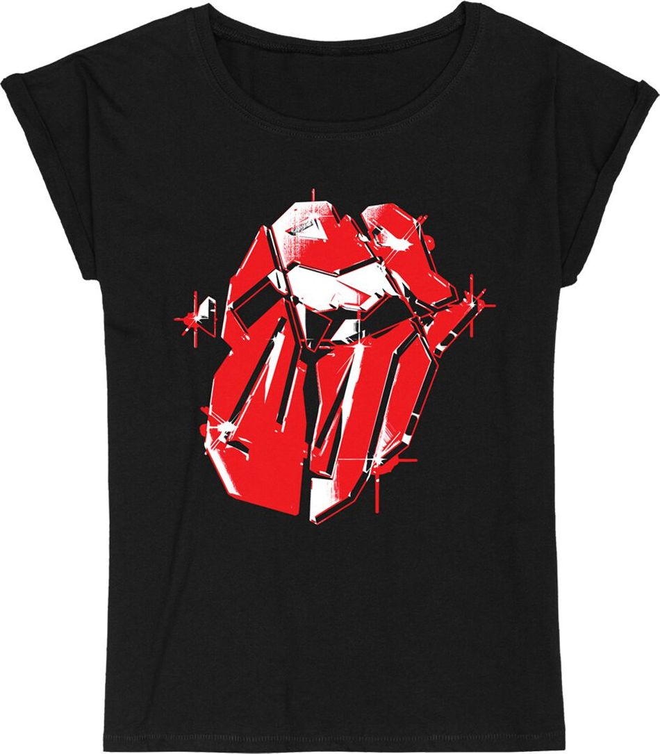 The Rolling Stones Hackney Diamonds Tongue Dámské tričko černá - RockTime.cz