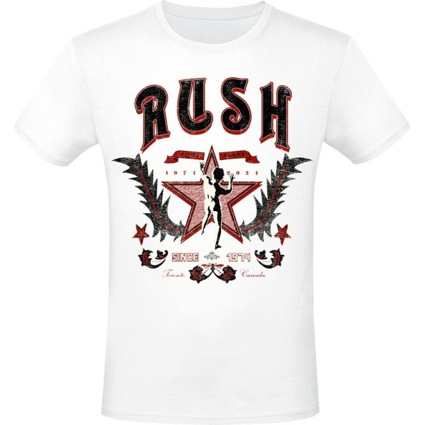 Rush Since ´74 Tričko bílá - RockTime.cz
