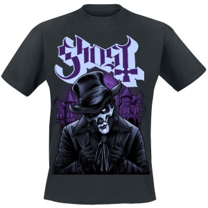 Ghost Top Hat V Tričko černá - RockTime.cz