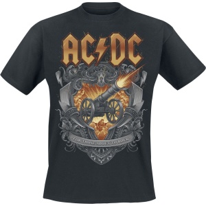 AC/DC About To Rock Ornaments Tričko černá - RockTime.cz