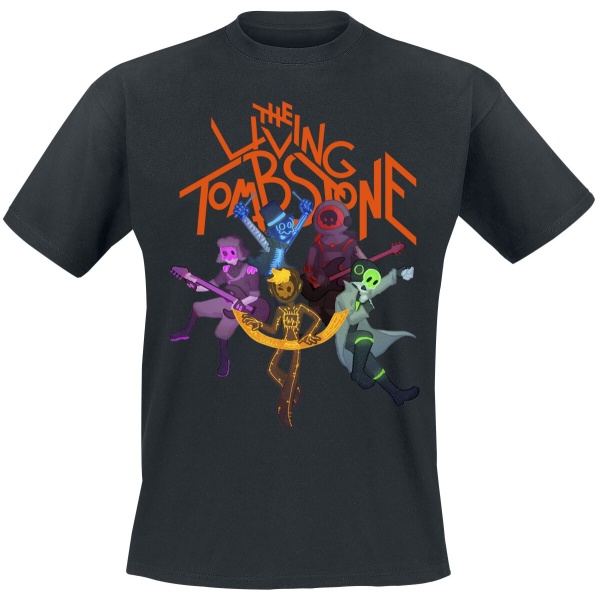 The Living Tombstone Illustration Band Tričko černá - RockTime.cz