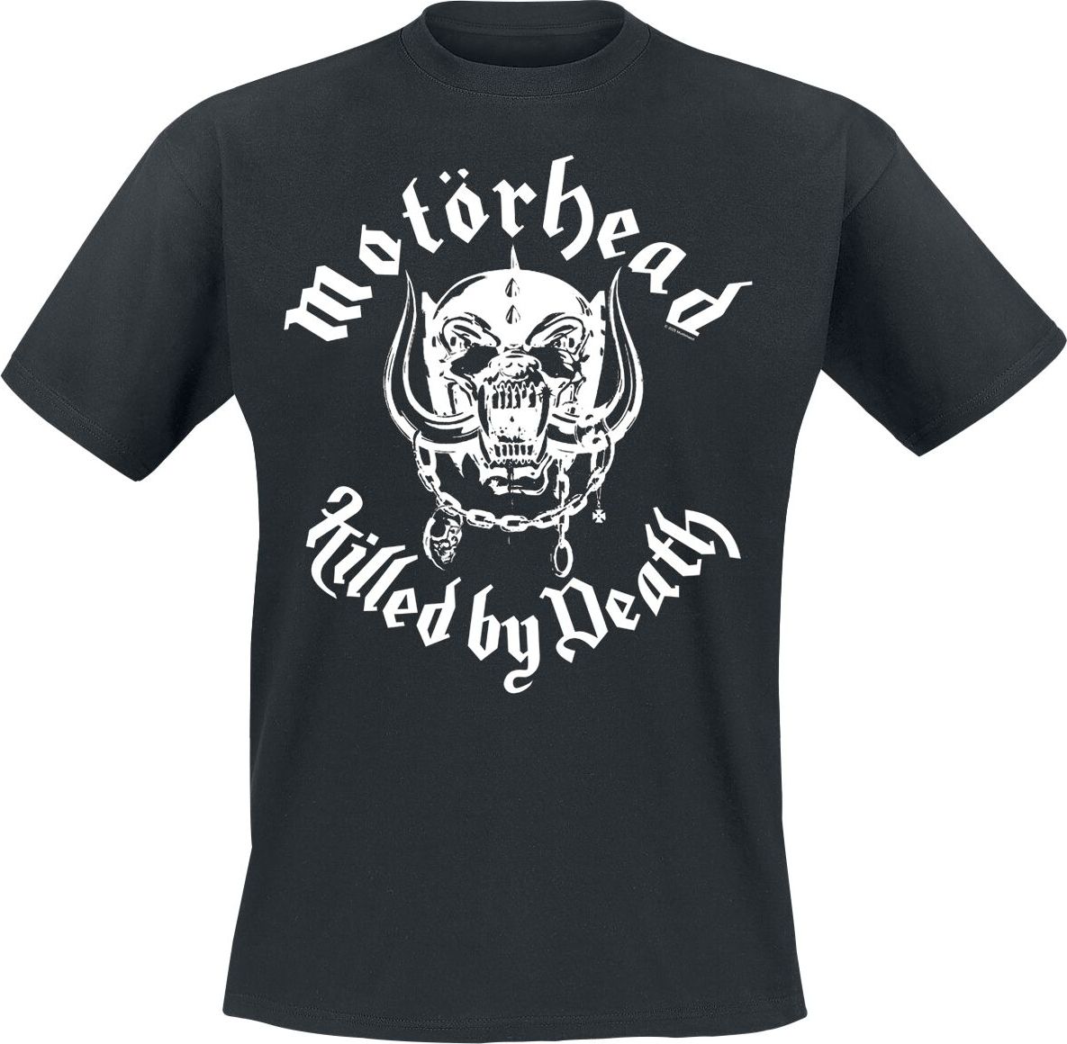 Motörhead Killed By Death Lyric White Tričko černá - RockTime.cz