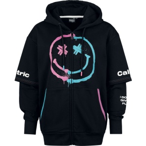 Electric Callboy EMP Signature Collection Dámská mikina s kapucí na zip černá - RockTime.cz