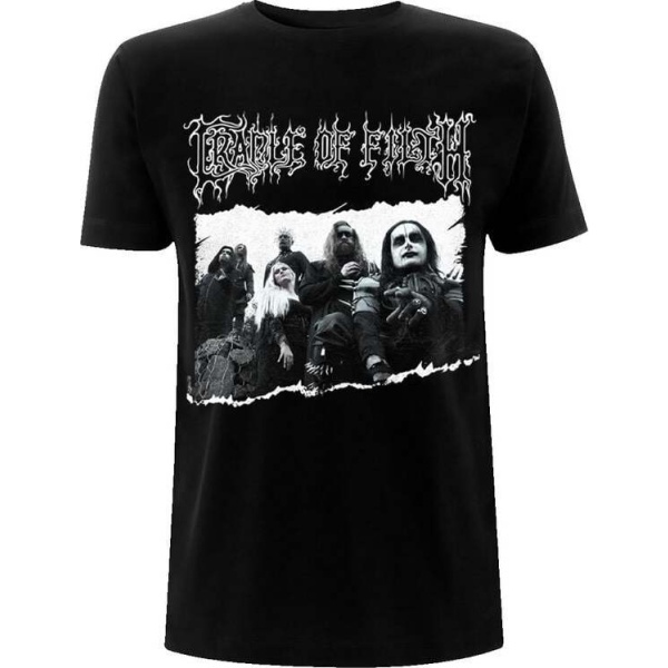 Cradle Of Filth Black And White Tričko černá - RockTime.cz