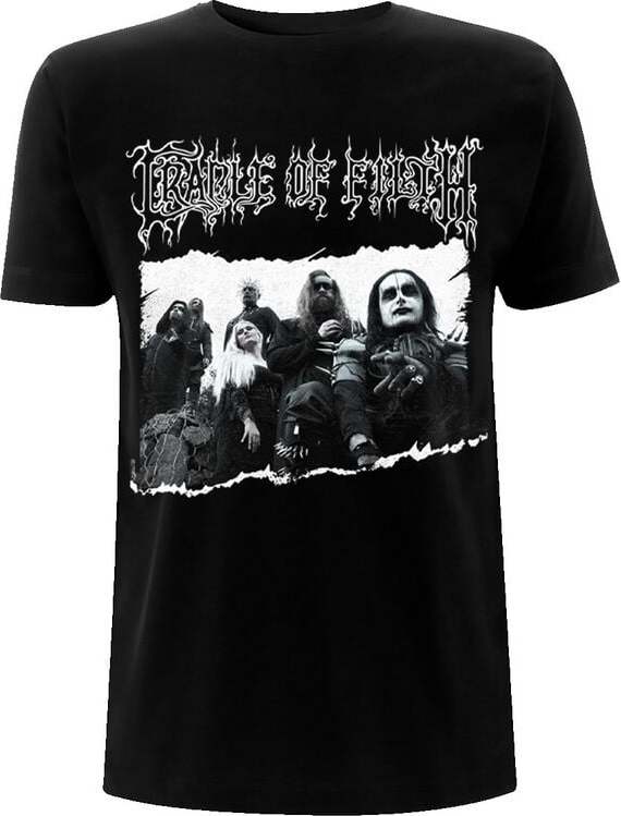 Cradle Of Filth Black And White Tričko černá - RockTime.cz