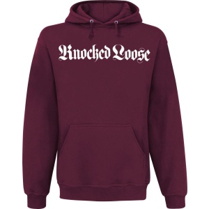 Knocked Loose Chruch Mikina s kapucí burgundská červeň - RockTime.cz